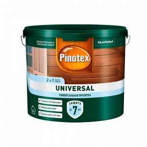 Пинотекс Универсал карельская сосна (2,5л) 2в1 универсальная пропитка для древесины