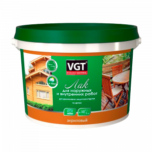 Лак для наружных и внутренних работ матовый б/цветный 2,2кг