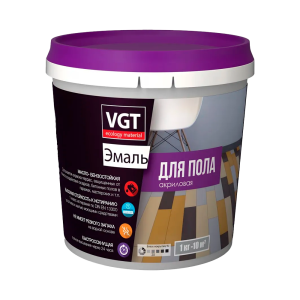 Эмаль ВД-АК-1179 для пола «Профи» полуматовая шоколадно-коричневая RAL8017, 1 кг