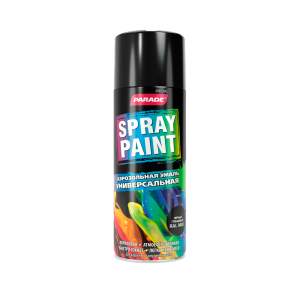 Эмаль аэрозольная PARADE SPRAY PAINT RAL 9005 Черный глянцевый