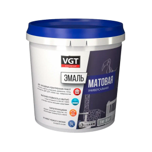 Эмаль универсальная матовая графитовая RAL 7024 1кг