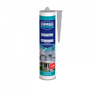 Герметик силиконизированный KRASS (Силакрил) Белый 300 мл
