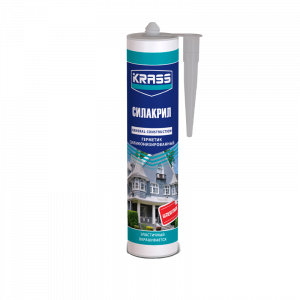 Герметик силиконизированный KRASS (Силакрил) Бесцветный 300 мл