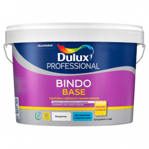 Грунт Dulux Professional Bindo Base глубокого проникновения для наружных и внутренних работ ( 2,5л)