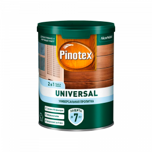 Пинотекс Универсал палисандр (0,9л) 2в1 универсальная пропитка для древесины