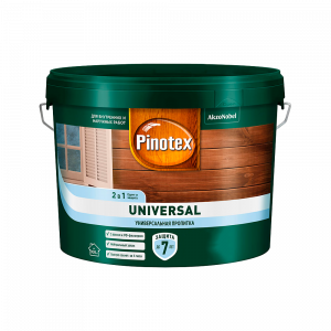 Пинотекс Универсал палисандр (9л) 2в1 универсальная пропитка для древесины