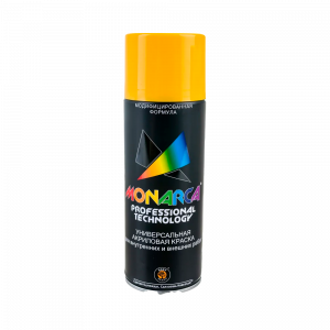 Краска аэрозольная Monarca (520 мл, 270г.), RAL1003 Сигнальный Желтый