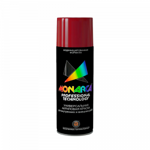 Краска аэрозольная Monarca (520 мл, 270г.), RAL3005 Красное Вино