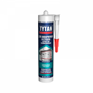 Герметик Tytan Professional силиконовый для Аквариумов и Стекла бесцветный 280 мл