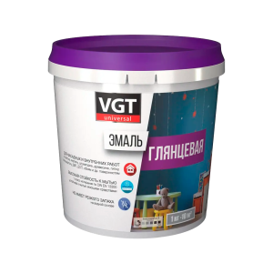 Эмаль универсальная глянцевая дымчато-серая RAL 7035 1кг