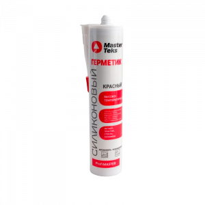 Герметик силиконовый MasterTeks высокотемпер 260 мл красный
